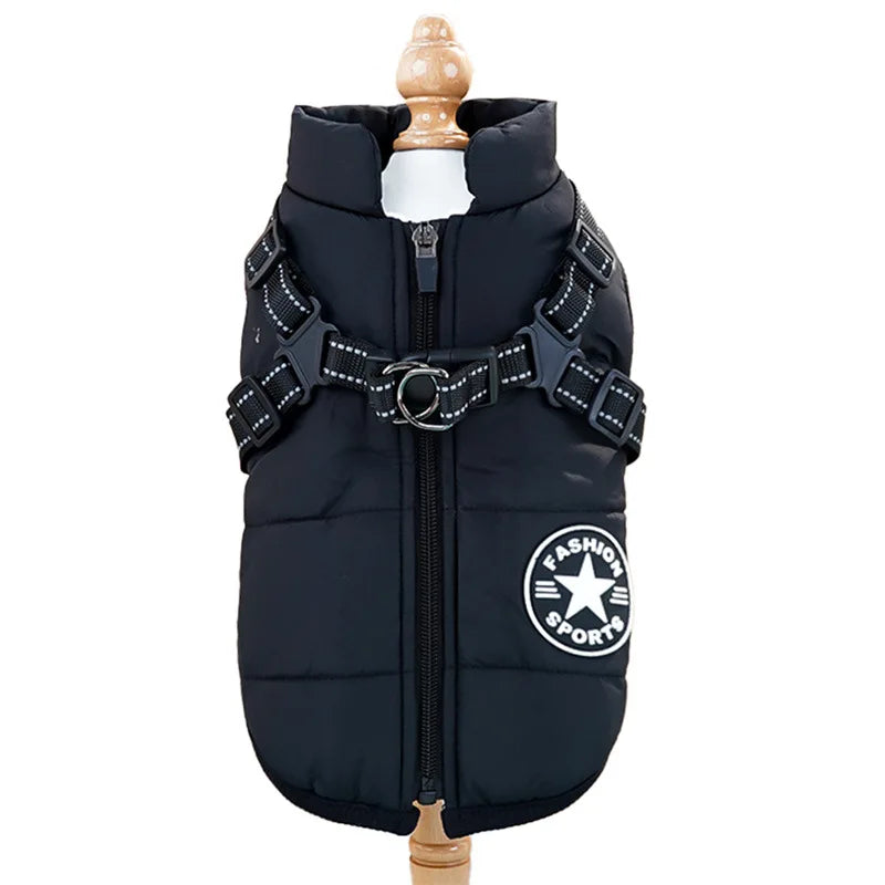 Dog Jacket with Harness ring