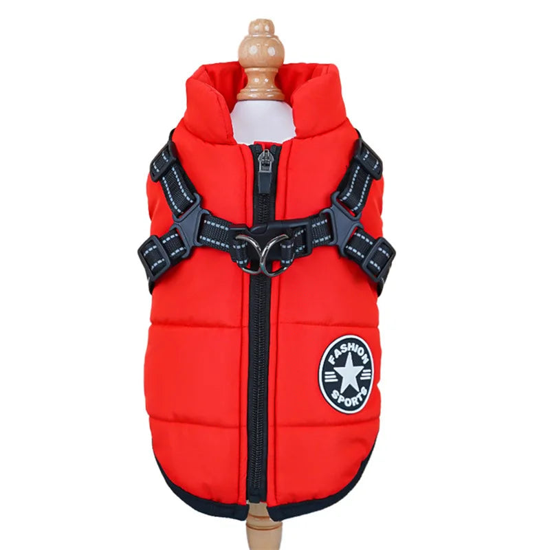Dog Jacket with Harness ring