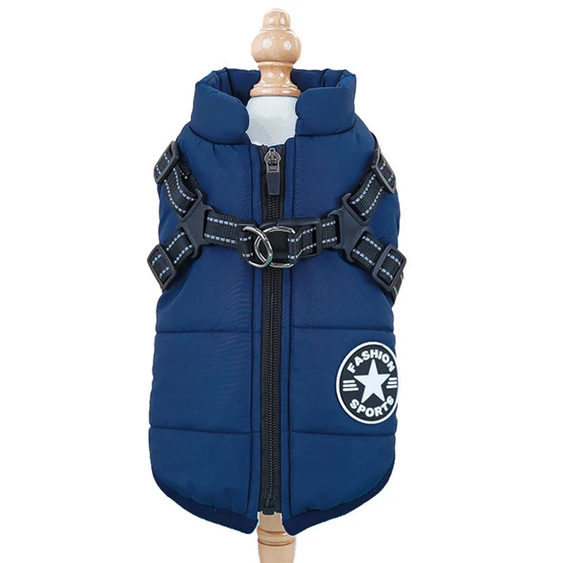 Dog Jacket with Harness ring